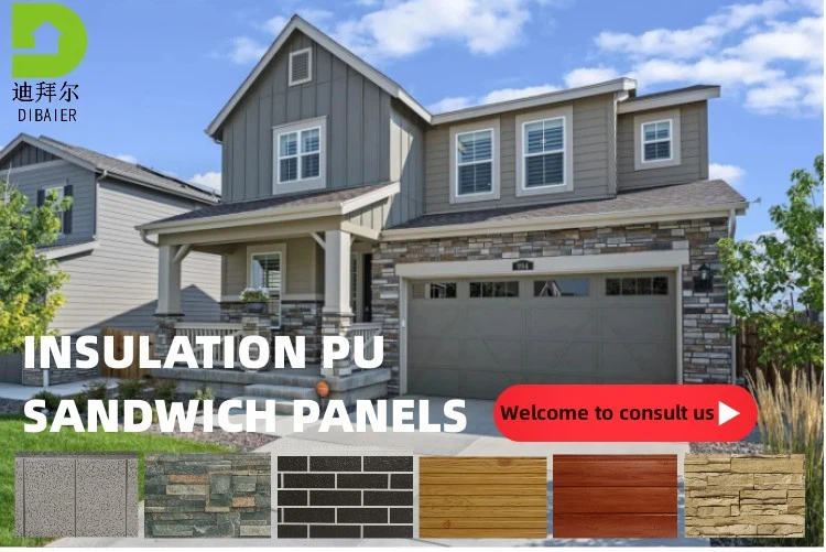 Polyurethane Sandwich Exterior Stone Wall Siding Panel Polyurethane Sandwich Exterior Stone Wall Siding Panel